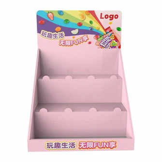 カウンタートップのキャンディーラック